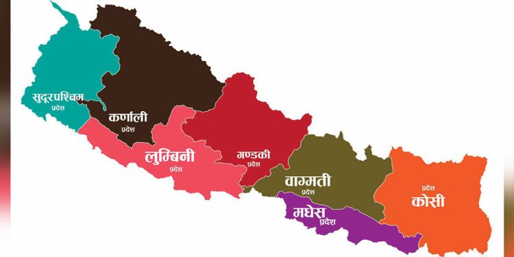 प्रादेशिक कुल गार्हस्थ उत्पादनको वृद्धिदरमा गण्डकी र आकारमा बागमती अगाडि