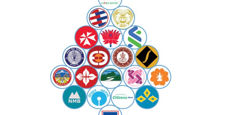 बैंकहरुको प्रतिसेयर आम्दानीमा औषत ५.२९ पैसाले गिरावट